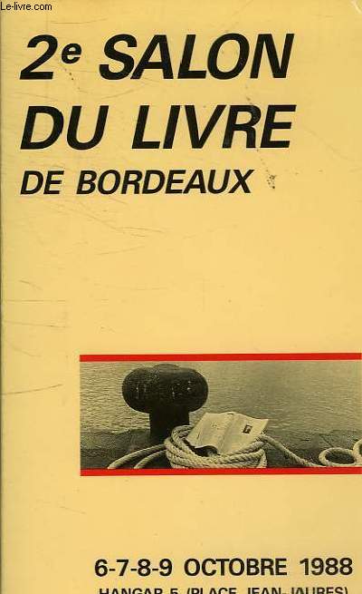 2E SALON DU LIVRE DE BORDEAUX