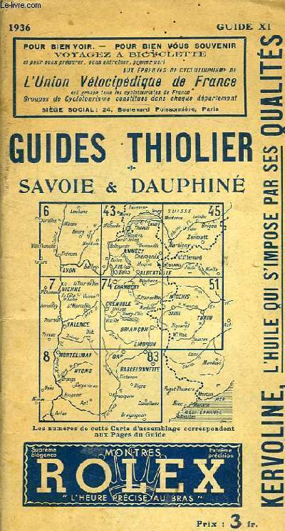 GUIDES THIOLER - SAVOIE & DAUPHINE