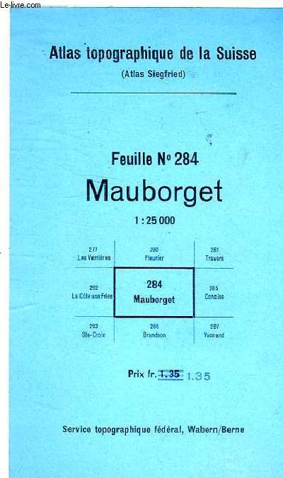 MAUBORGET FEUILLE N284
