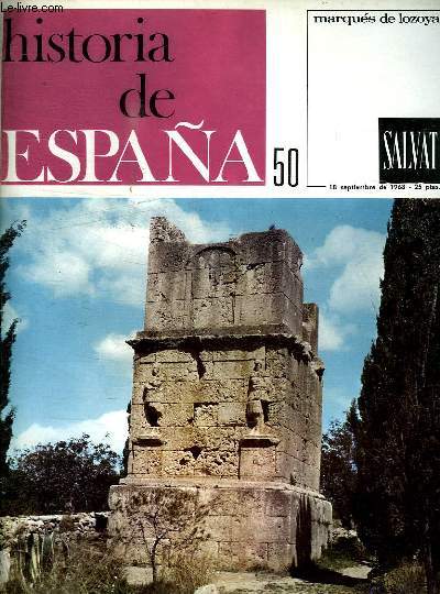 HISTORIA DE ESPANA VOLUMEN I FASCICULE 50 DE LA PAGE 77 A 96