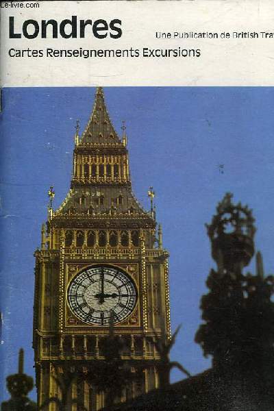 LONDRES - CARTES RENSEIGNEMENTS EXCURSIONS