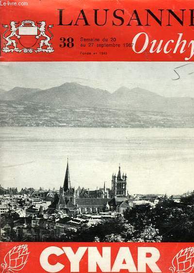 LAUSANNE - SEMAINE DU 20 AU 27 SEPTEMBRE - FONDE EN 1947