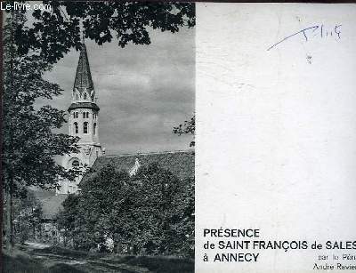 PRESENCE DE SAINT FRANCOIS DE SALES A ANNECY