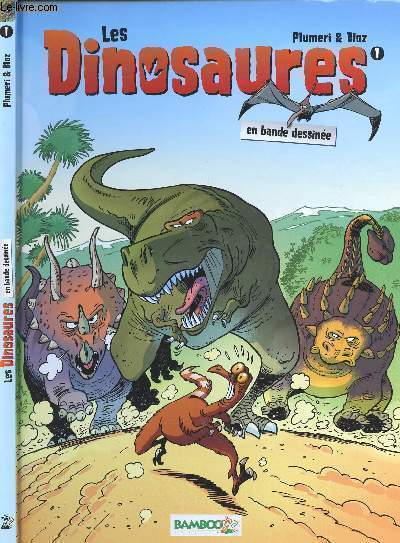 LES DINOSAURES EN BANDE DESSINEE - TOME 1.