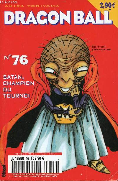 Dragon Ball n76 - Satan, champion du tournoi