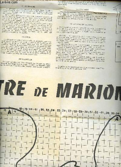 NOTICE DE CONSTRUCTION D'UN THEATRE DE MARIONNETTES.
