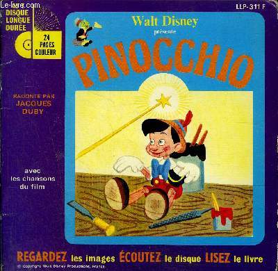 Livre disque 45t // Pinocchio