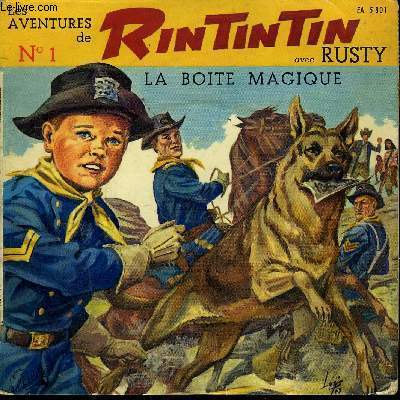 disque 33t // Les aventures de Rintintin et Rusty n1, la bote magique