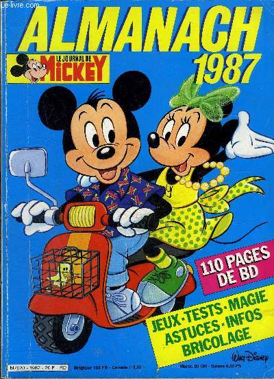 Le journal de Mickey - Almanach 1987