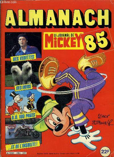 Le journal de Mickey - Almanach 1985