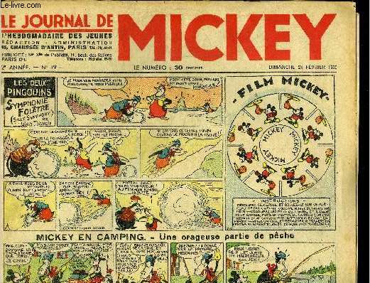 Le journal de Mickey - 2ere anne - n19 - 24 fvrier 1935