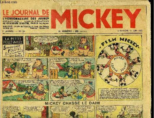 Le journal de Mickey - 2ere anne - n35 - 16 juin 1935