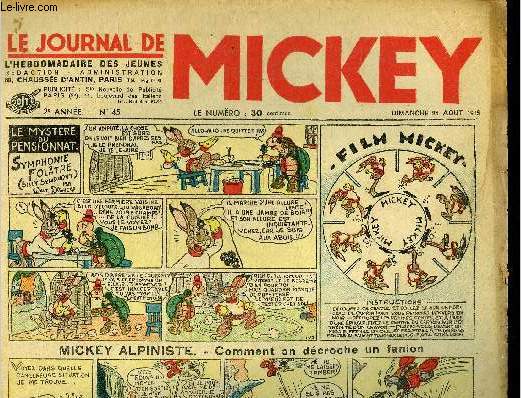 Le journal de Mickey - 2ere anne - n45 - 25 aot 1935