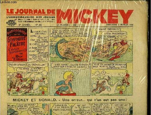 Le journal de Mickey - 3ere anne - n68 - 2 fvrier 1936