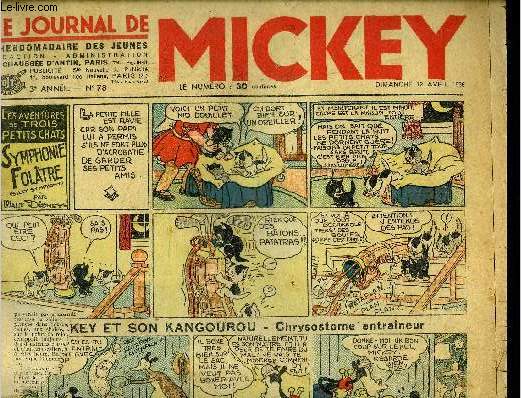Le journal de Mickey - 3ere anne - n78 - 12 avril 1936