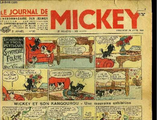 Le journal de Mickey - 3ere anne - n80 - 26 avril 1936