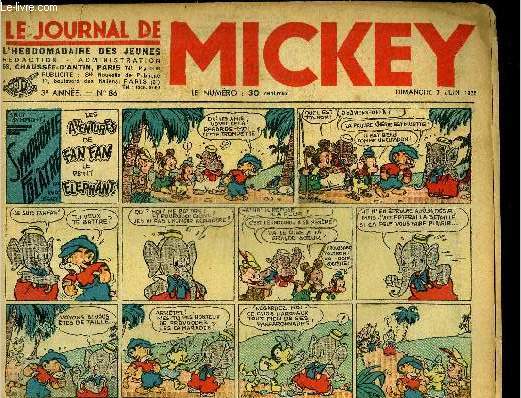 Le journal de Mickey - 3ere anne - n86 - 7 juin 1936