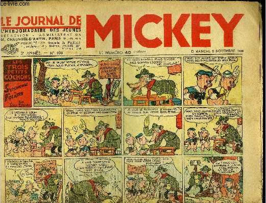 Le journal de Mickey - 3ere anne - n108 - 8 novembre 1936