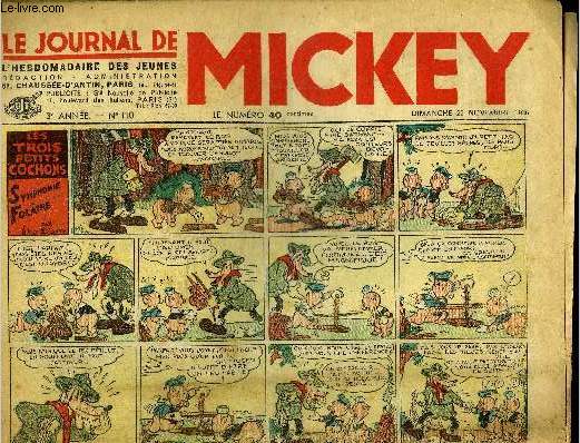 Le journal de Mickey - 3ere anne - n110 - 22 novembre 1936