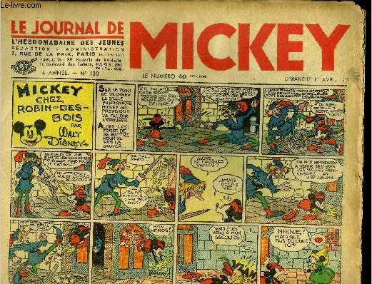 Le journal de Mickey - 4eme anne - n130 - 11 avril 1937