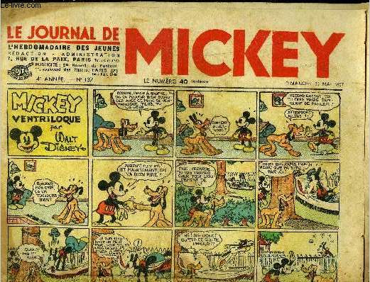 Le journal de Mickey - 4eme anne - n137 - 30 mai 1937