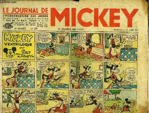 Le journal de Mickey - 4eme anne - n139 - 13 juin 1937