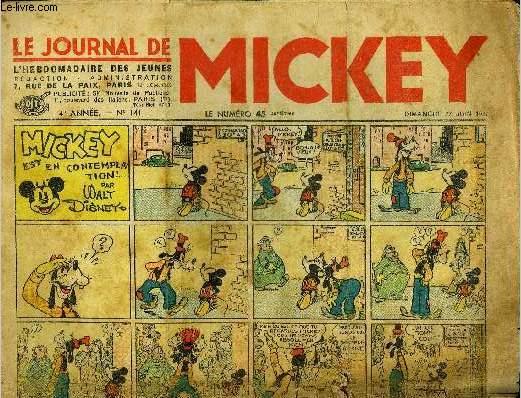 Le journal de Mickey - 4eme anne - n141 - 27 juin 1937