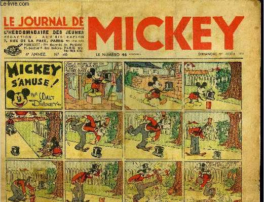 Le journal de Mickey - 4eme anne - n146 - 1er aot 1937