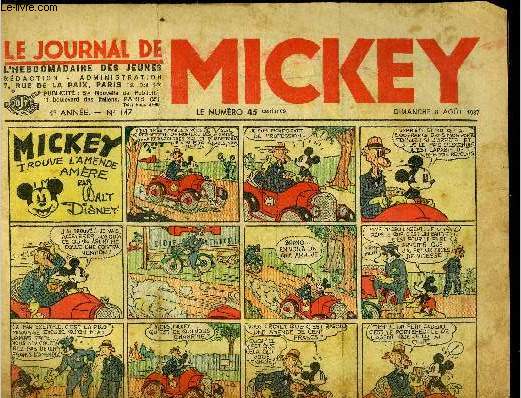 Le journal de Mickey - 4eme anne - n147 - 8 aot 1937