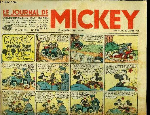 Le journal de Mickey - 4eme anne - n150 - 29 aot 1937