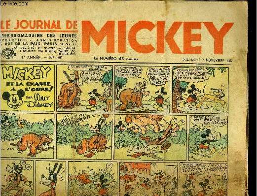 Le journal de Mickey - 4eme anne - n160 - 7 novembre 1937