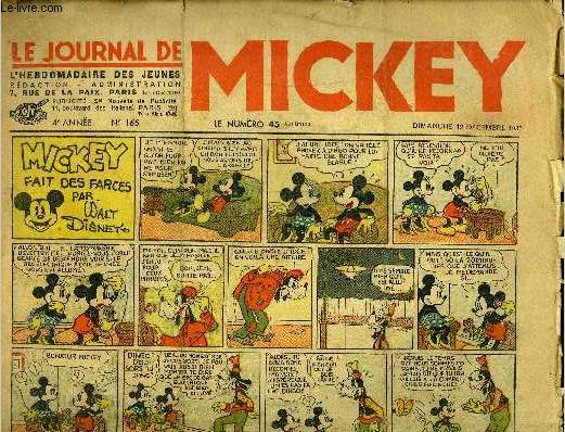 Le journal de Mickey - 4eme anne - n165 - 12 dcembre 1937
