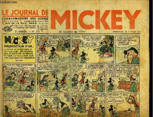 Le journal de Mickey - 5eme anne - n175 - 20 fvrier 1938