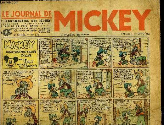 Le journal de Mickey - 5eme anne - n176 - 27 fvrier 1938