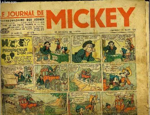 Le journal de Mickey - 5eme anne - n178 - 13 mars 1938