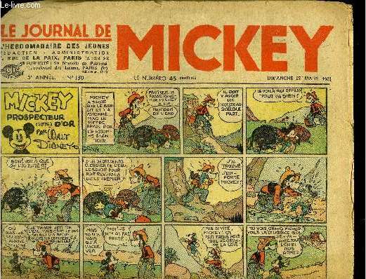 Le journal de Mickey - 5eme anne - n180 - 27 mars 1938