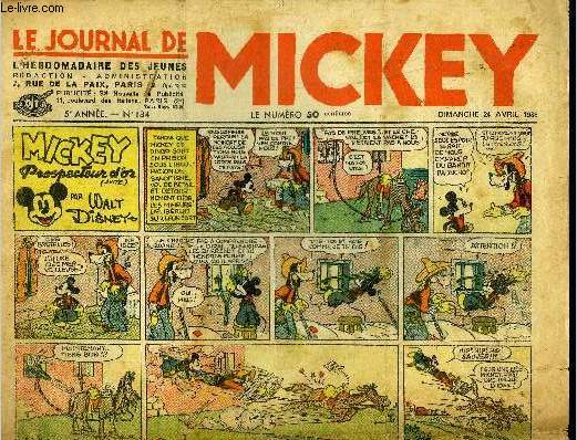 Le journal de Mickey - 5eme anne - n184 - 24 avril 1938
