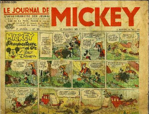 Le journal de Mickey - 5eme anne - n188 - 22 mai 1938