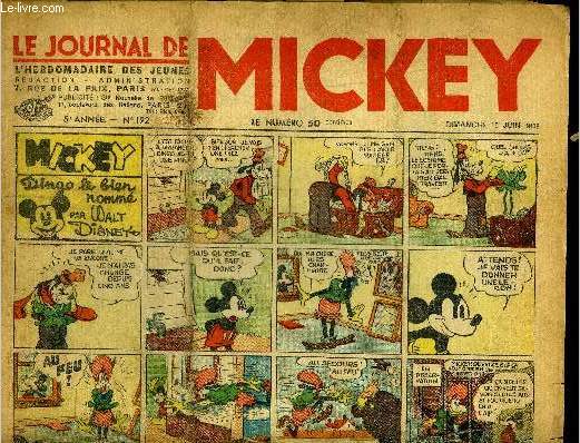 Le journal de Mickey - 5eme anne - n192 - 19 juin 1938