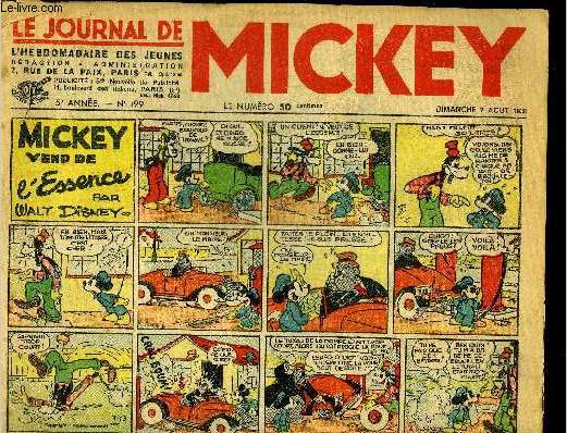 Le journal de Mickey - 5eme anne - n199 - 7 aot 1938