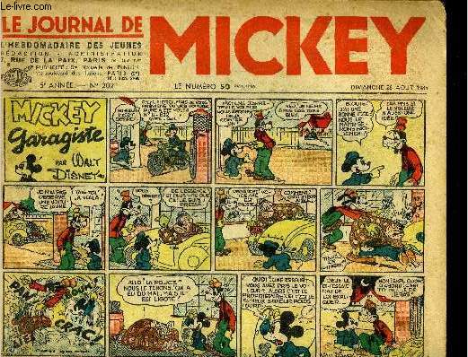 Le journal de Mickey - 5eme anne - n202 - 28 aot 1938