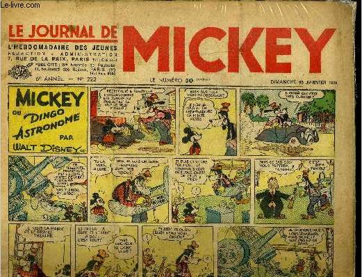 Le journal de Mickey - 6eme anne - n222 - 15 janvier 1939