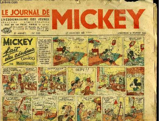 Le journal de Mickey - 6eme anne - n226 - 12 fvrier 1939