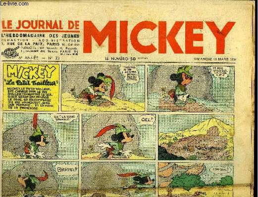Le journal de Mickey - 6eme anne - n231 - 19 mars 1939