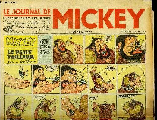Le journal de Mickey - 6eme anne - n234 - 9 avril 1939