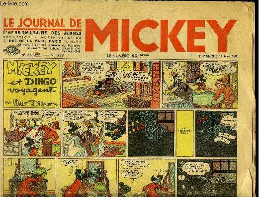 Le journal de Mickey - 6eme anne - n239 - 14 mai 1939