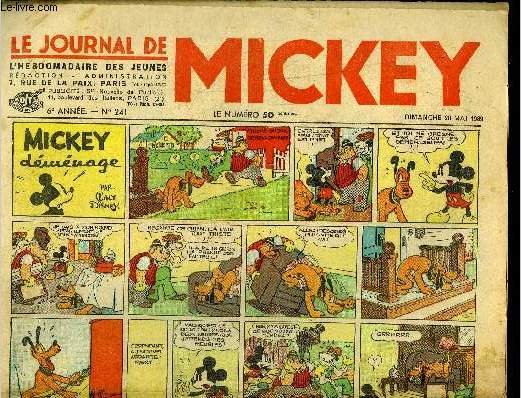 Le journal de Mickey - 6eme anne - n241 - 28 mai 1939