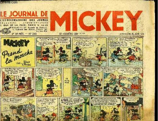 Le journal de Mickey - 6eme anne - n245 - 25 juin 1939