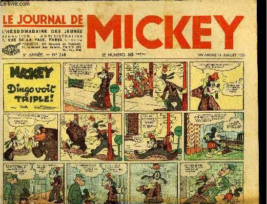 Le journal de Mickey - 6eme anne - n248 - 16 juillet 1939
