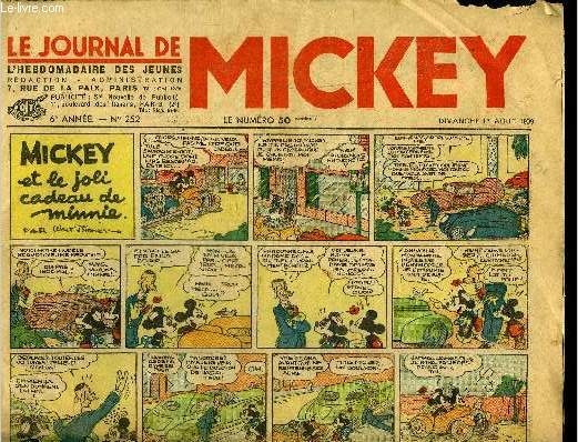 Le journal de Mickey - 6eme anne - n252 - 13 aot 1939
